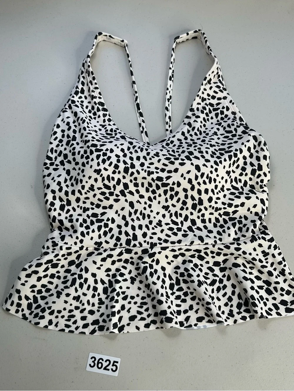 Kona Sol Tankini Top Medium Animal Print
